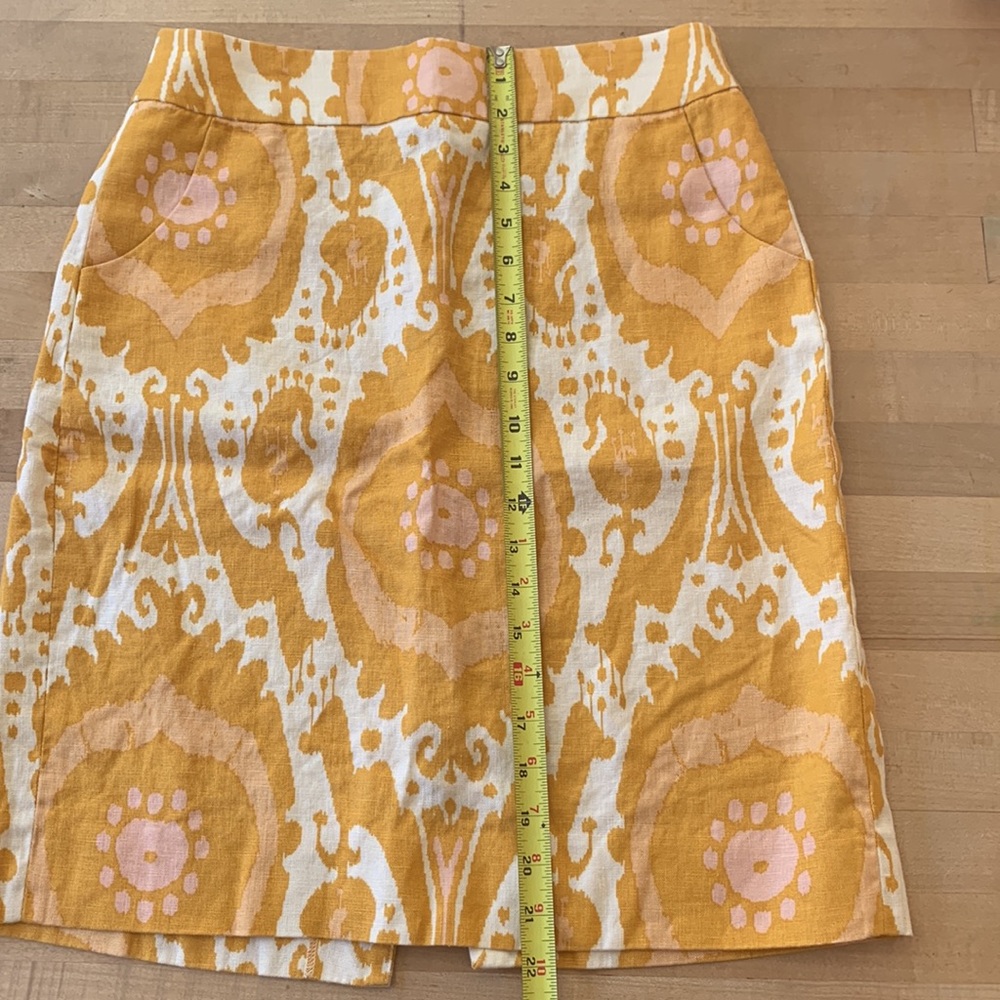 J Crew 100% Linen Skirt 8 - Picture 6 of 6